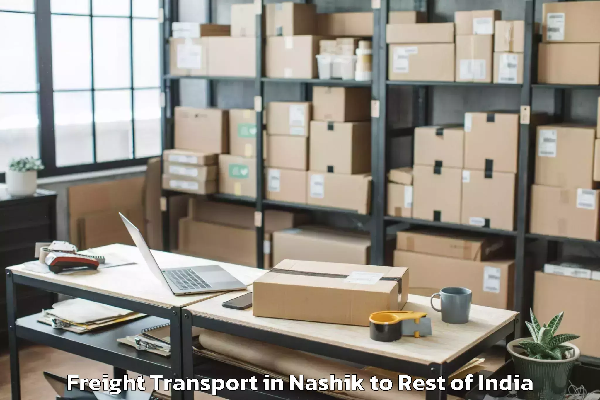 Book Nashik to Payum Freight Transport